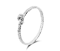 Twisted Knot Silver Ring NSR-467